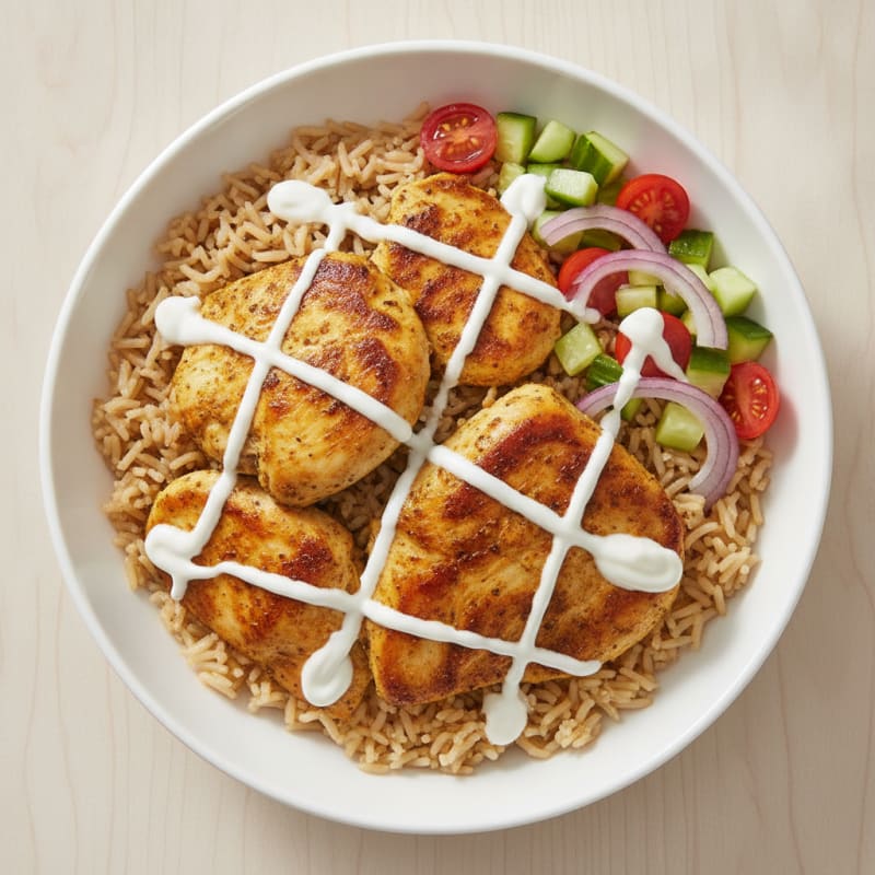 Chicken Shawarma Rice Bowl