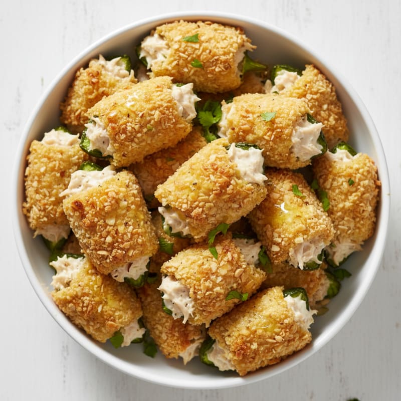 Crispy Jalapeño Cream Cheese Poppers