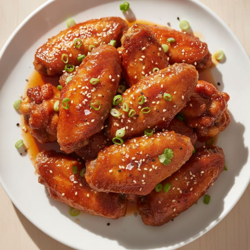 Sweet and Fiery BBQ Chicken Wings