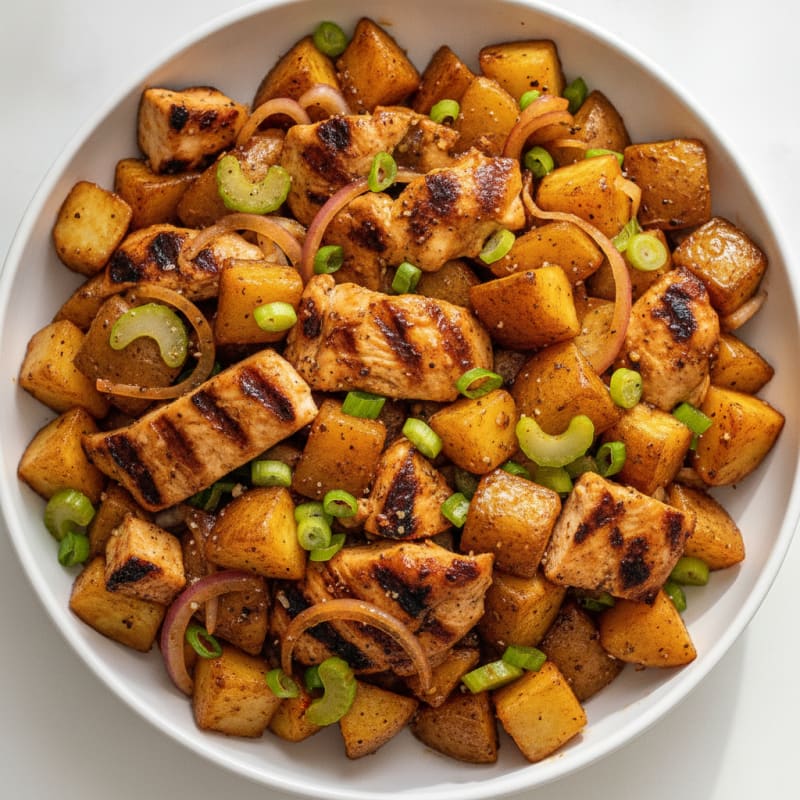 BBQ Chicken and Potato Salad
