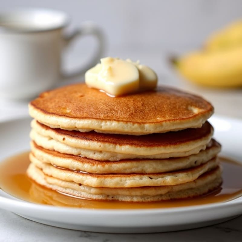 Fluffy Protein-Packed Oat Flour Pancakes