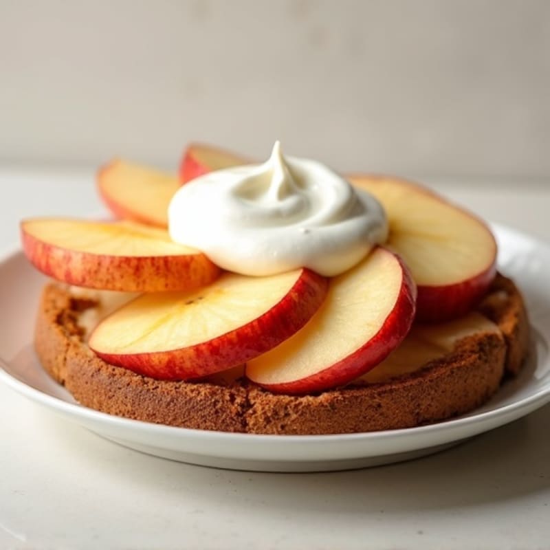 Crispy Apple Slices with Creamy Almond Butter