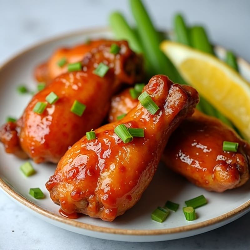Crispy Baked Honey Garlic Chicken Wings