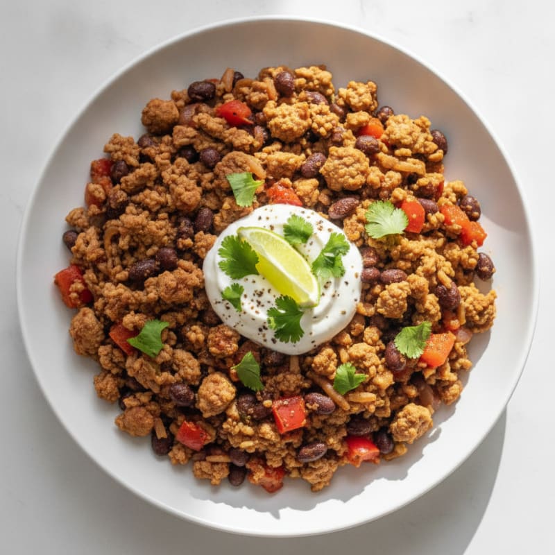 Southwestern Turkey and Black Bean Skillet