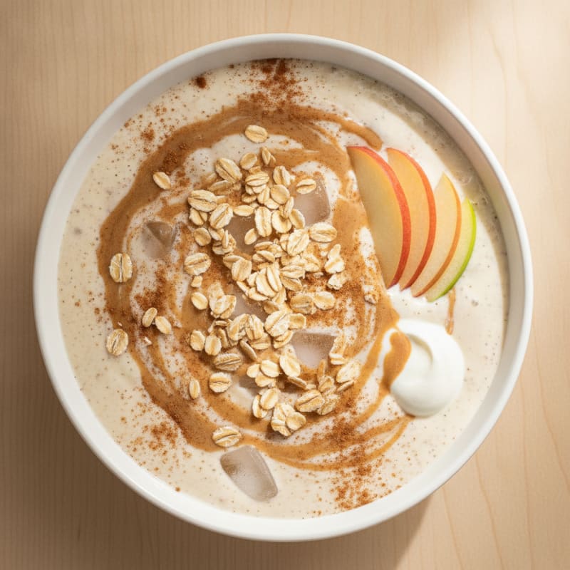 Apple Cinnamon Oat Protein Smoothie