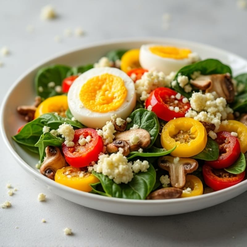 Fluffy Egg and Veggie Scramble