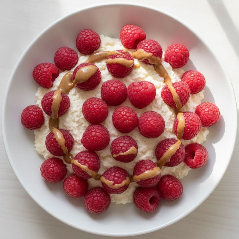 Silky Greek Yogurt Protein Mousse with Berries