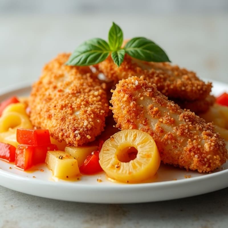 Crispy Baked Sweet and Sour Chicken