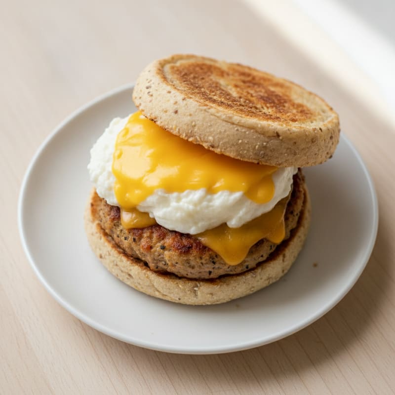 Sausage Egg and Cheese Muffin