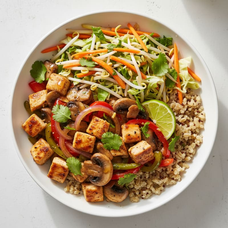 Mushroom Fajita Power Bowl