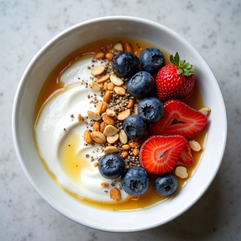 Greek Yogurt Power Bowl with Honey-Almond Crunch