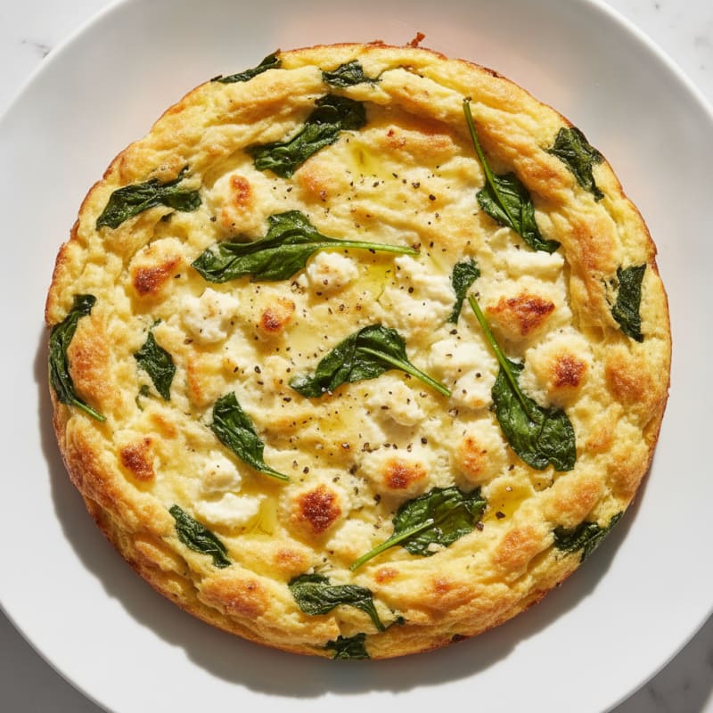 High-Protein Baked Egg and Cottage Cheese Casserole