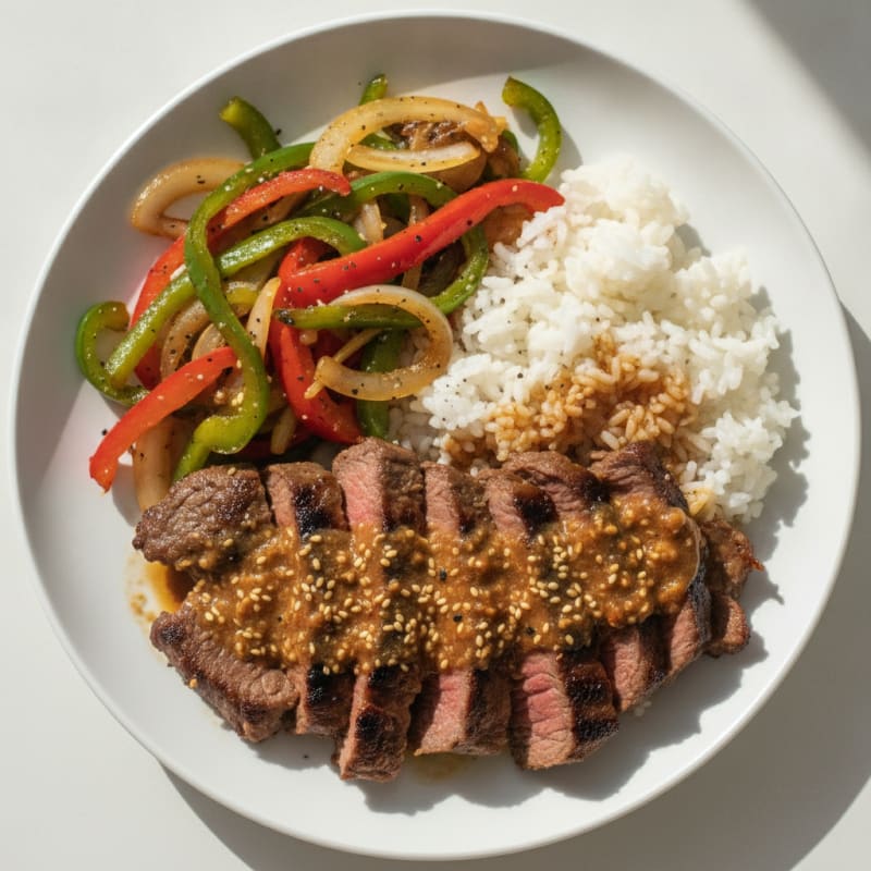Grilled Yakiniku Beef with Sesame Sauce
