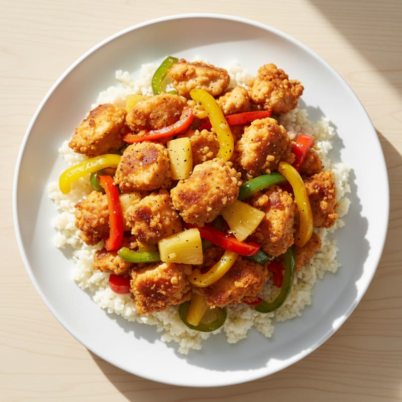 Crispy Sweet and Sour Chicken Stir-Fry