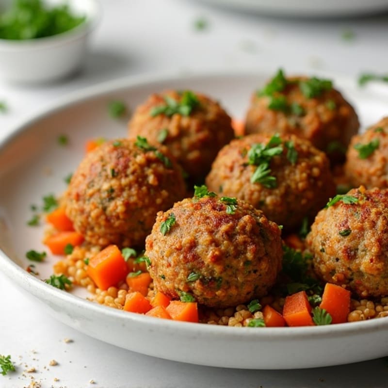 Crispy Baked Lentil Meatballs
