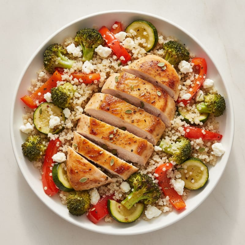 Lemon Herb Chicken with Roasted Vegetables