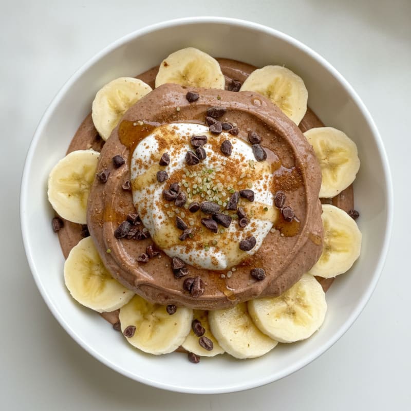 Chocolate Banana Yogurt Parfait