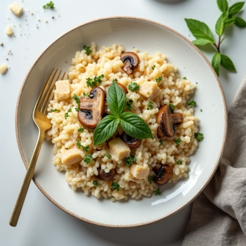 Creamy Mushroom and Fresh Herb Risotto
