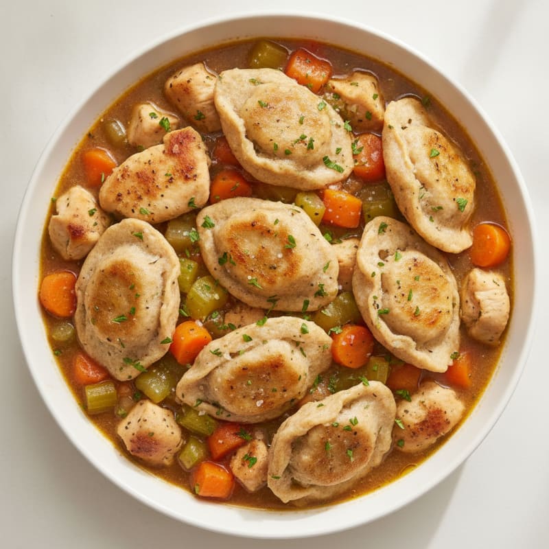 Homestyle Chicken and Herb Dumplings