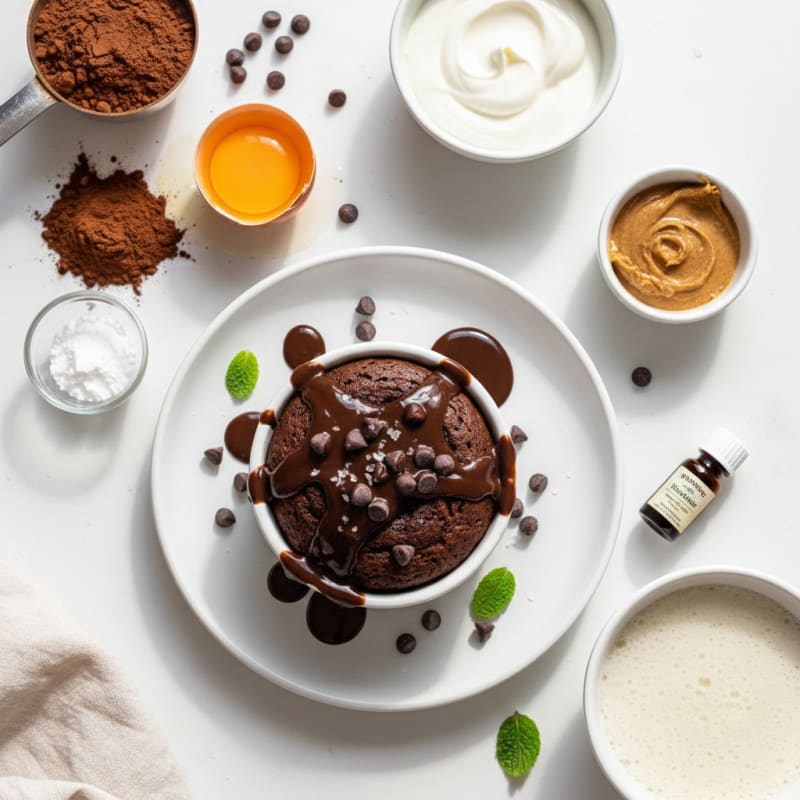 Decadent Chocolate Protein Mug Cake
