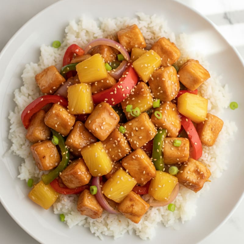 Sweet and Sour Chicken with Pineapple