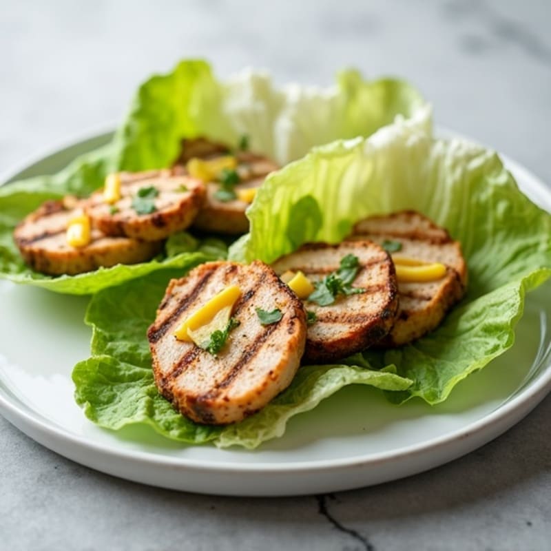 Grilled Turkey Breast Lettuce Wraps