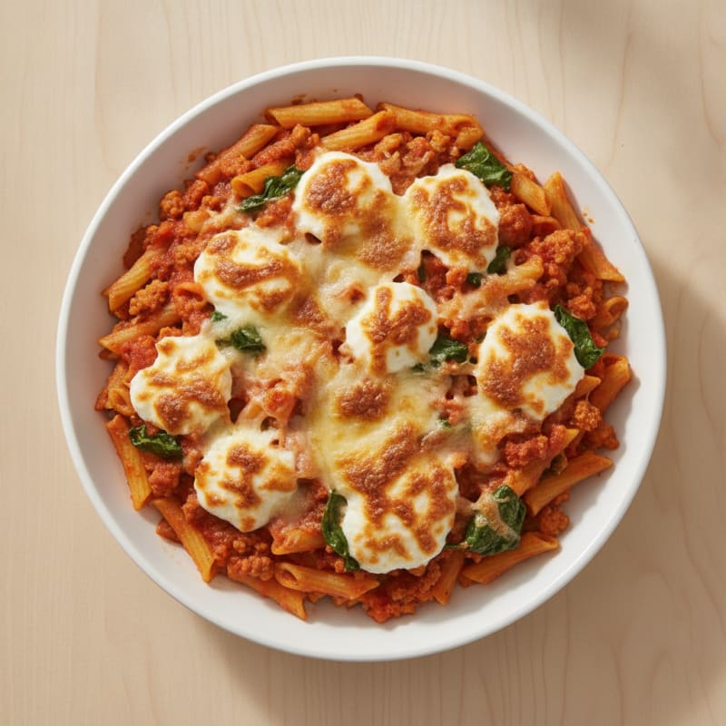 Classic Baked Ziti with Ricotta
