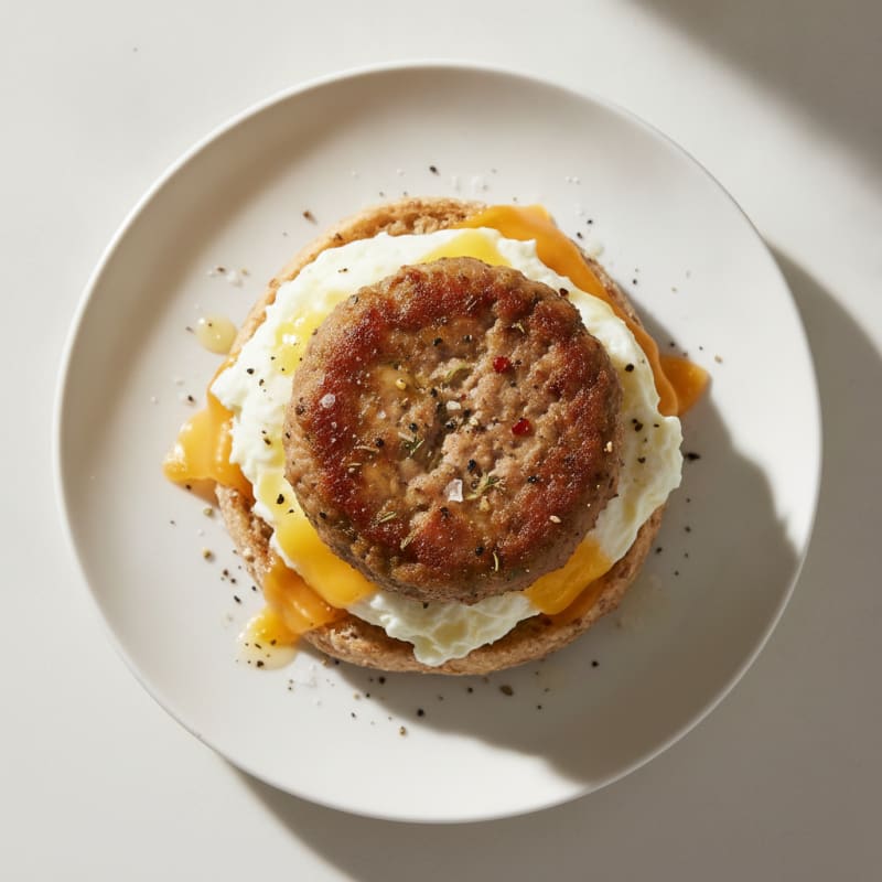 Sausage Egg and Cheese Muffin