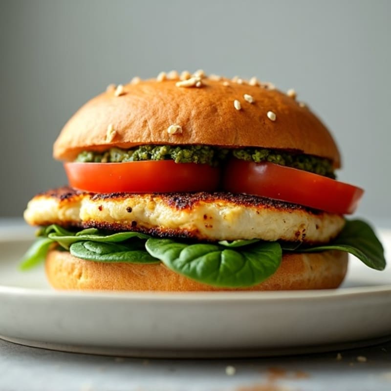 Grilled Pesto Chicken Sandwich