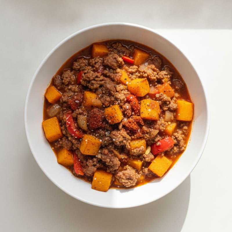 Bison and Butternut Squash Chili