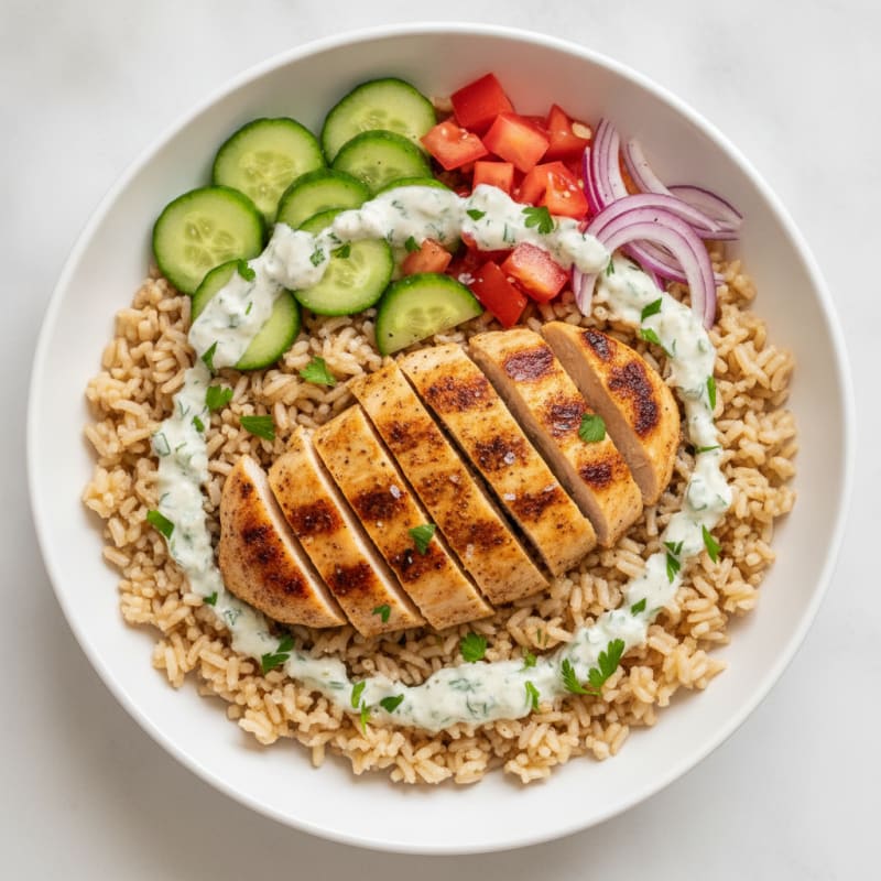 Chicken Shawarma Rice Bowl