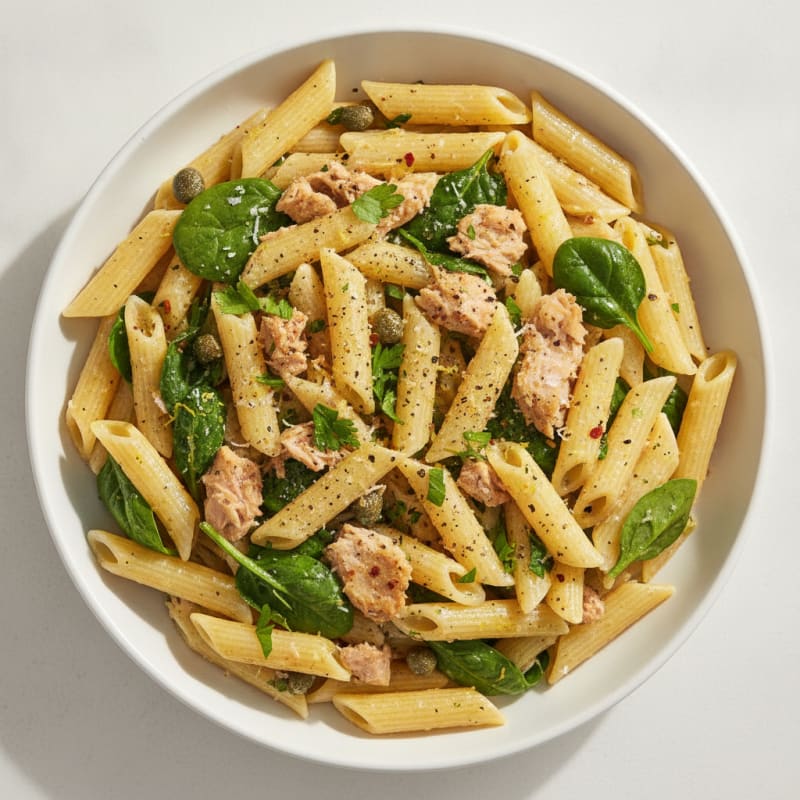 Zesty Lemon-Herb Tuna Pasta