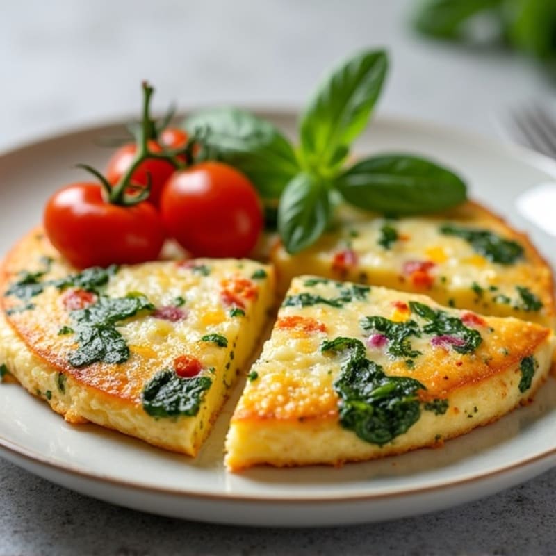Fluffy Herb-Baked Egg White Frittata