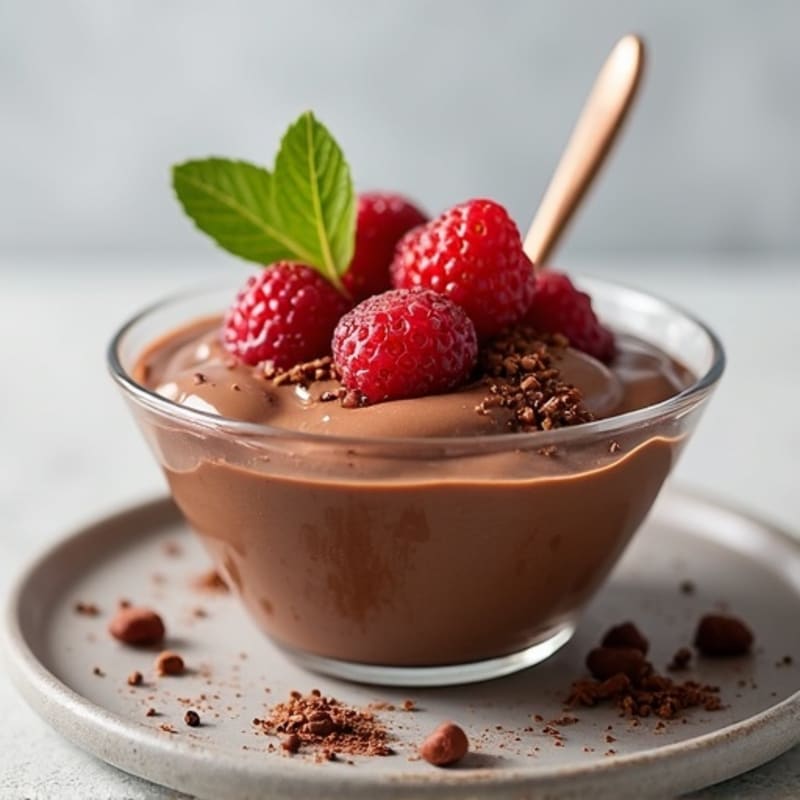Silky Chocolate Protein Pudding