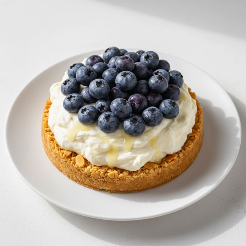 Silky Greek Yogurt Protein Cheesecake