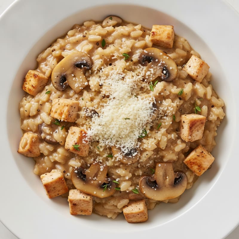 Mushroom Risotto with Parmesan