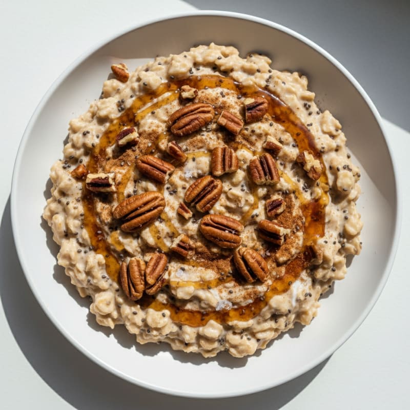 Maple Pecan Overnight Oats