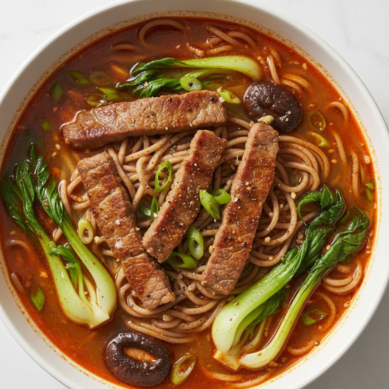 Spicy Tender Beef Noodle Soup