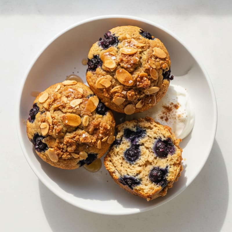Classic Blueberry Streusel Muffins