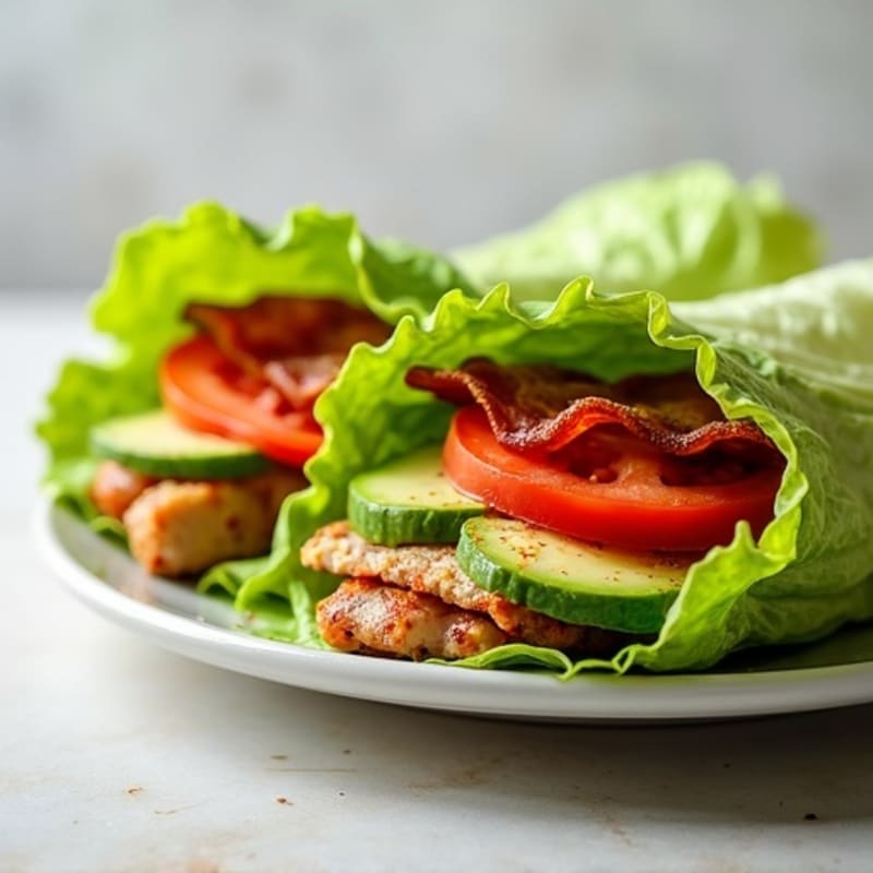 Crispy Turkey Club Lettuce Wrap