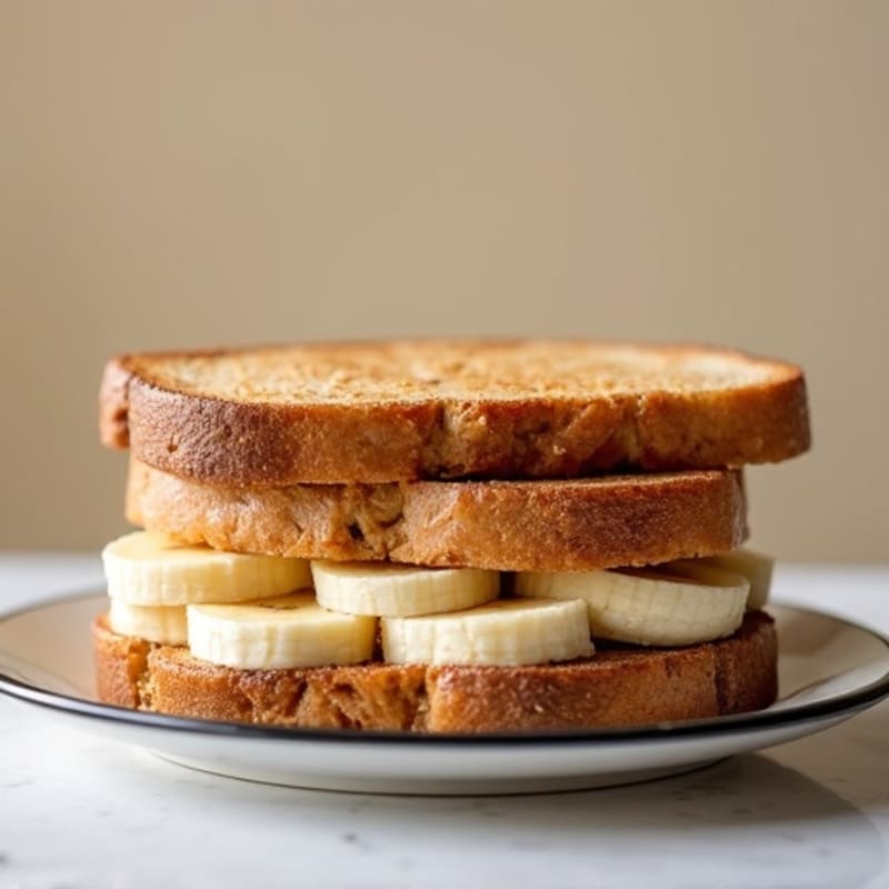 Protein-Packed Almond Butter Banana Sandwich