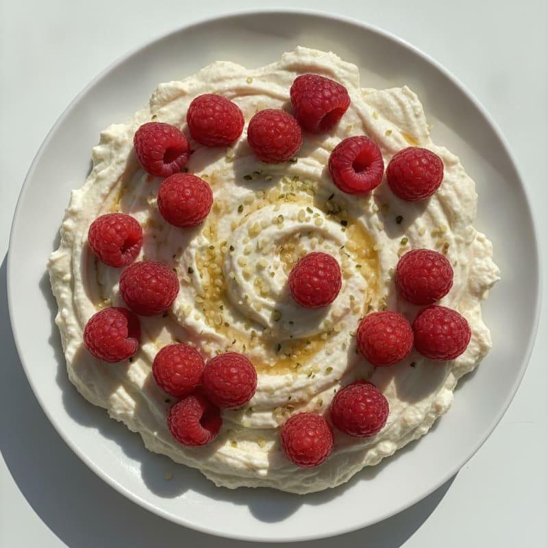 Silky Greek Yogurt Protein Mousse with Berries