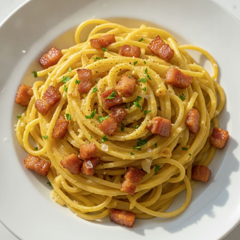 Classic Carbonara with Pancetta