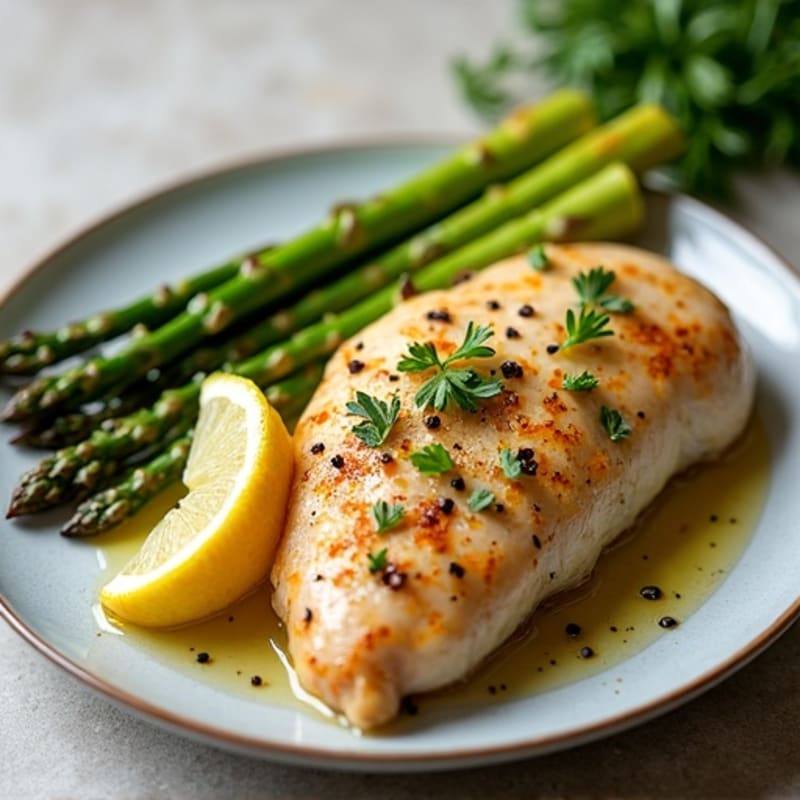 Sheet Pan Lemon Garlic Chicken and Asparagus