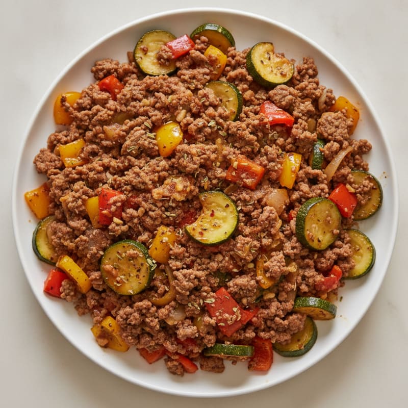 Ground Beef and Vegetable Skillet