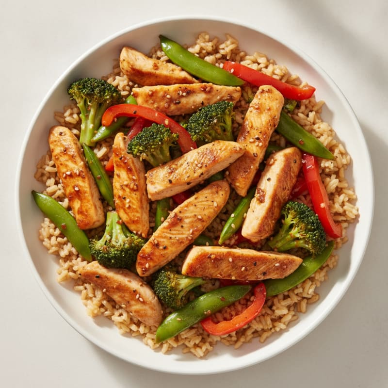 Teriyaki Chicken Stir-Fry with Vegetables