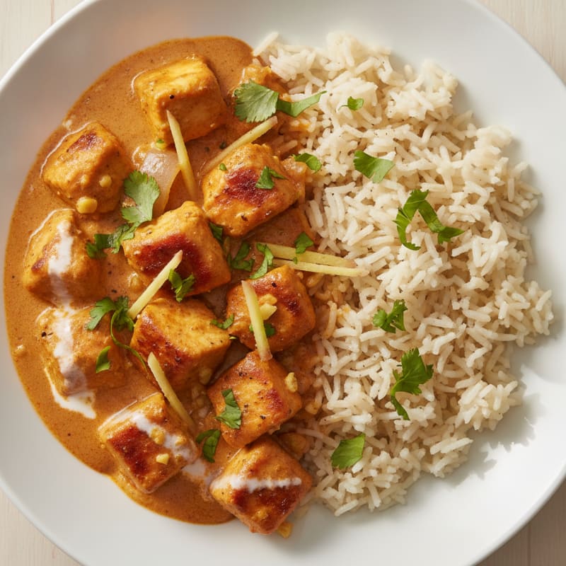 Spiced Butter Chicken with Basmati Rice