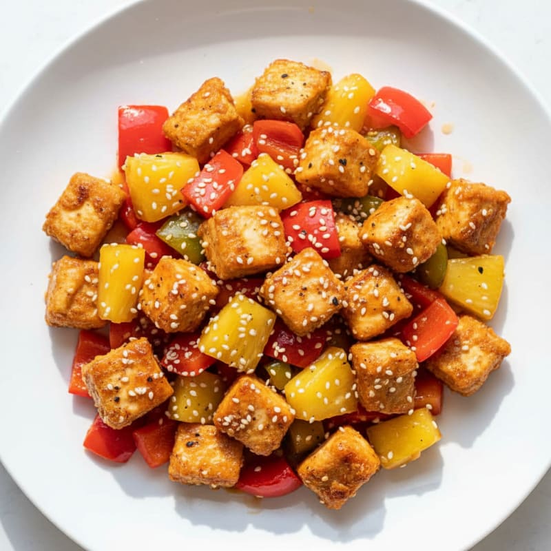 Crispy Sweet and Sour Chicken Stir-Fry
