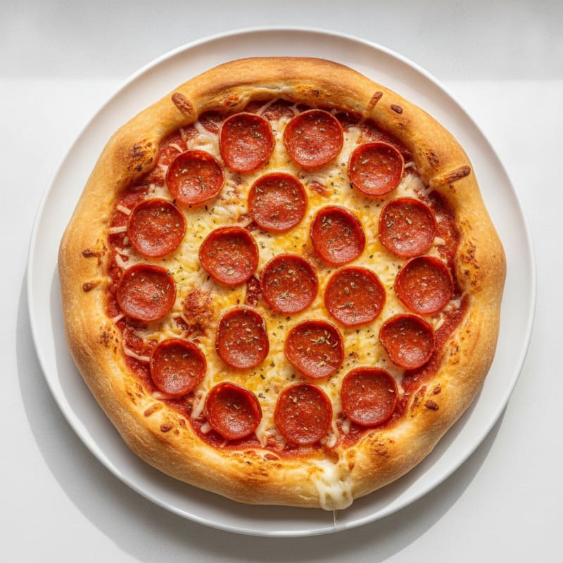 Stuffed Crust Pepperoni Pizza