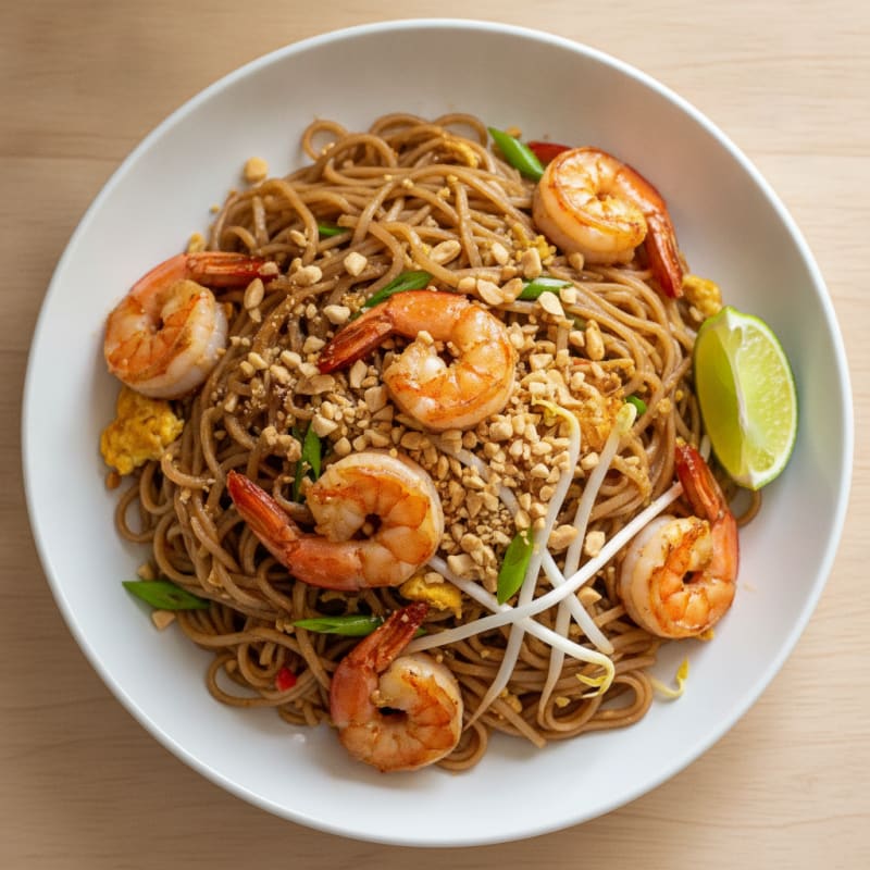 Shrimp Pad Thai Noodles
